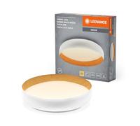 LEDVANCE ORBIS Livia LED con aro de metal, decoración blanco/madera, 36W,