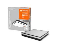 LEDVANCE ORBIS MAGNET SMART+ Wi-Fi 45x45cm, lámpara de techo LED regulable para interiores, 42W, temperatura de color 3000-6500K, 4200 lúmenes, lámpara de diseño con marco magnético, negro