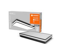 LEDVANCE ORBIS MAGNET SMART+ Wi-Fi 60x30cm, lámpara de techo LED regulable para interiores, 42W, temperatura de color 3000 - 6500K, 4200 lúmenes, lámpara de diseño con marco magnético, negro
