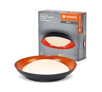 LEDVANCE Orbis Plate Plafón LED, negro-naranja, 35W, 1700lm, 3000K, 430mm, | , Indoor Wall Lighting, 430.00 Millimetres dia, , Paquete de 1