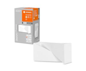 LEDVANCE ORBIS SWAN SMART+ Wi-Fi, aplique LED regulable para interiores, 23W, temperatura de color de 3000-6500K, 600 lúmenes, superficie pintable, forma rectangular 30x15cm
