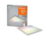 LEDVANCE Panel de luz LED inteligente con tecnología WiFi para interior, color de luz cambiante (3000-6500K), colores RGB cambiables, 450mm x 450mm, compatible con Google y Alexa, SMART+ PLANON PLUS