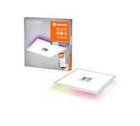 LEDVANCE Panel de luz LED SMART+ WiFi, blanco, 24W, 2500lm, luz blanco dinámico, regulable, 2700 a 6500K, luz principal de marco y área, controlable por app, compatible con Amazon, Google, etc.