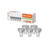 LEDVANCE Performance Spot LED Reflector GU10 PAR16 4,5 W 350 lm 36D - 930 blanco cálido | Mejor reproducción cromática - Regulable - Equivalente 50 W