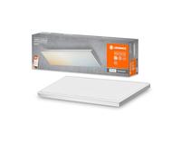 LEDVANCE Plafón LED inteligente, panel interior con tecnología WiFi, color de luz cambiante (3000K-6500K), 400mm x 100mm, compatible con Google y Alexa Voice Control, SMART+ WIFI PLANON FRAMELESS