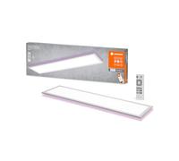 LEDVANCE Plafón LED WiFi, blanco, 30W, 1900LM, 3000-6500K, 100x25 cm, aplique regulable, tecnología RGB, Smart+ Planon, controlable mediante app o asistentes de voz como Alexa o Google