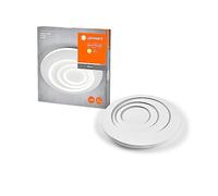 LEDVANCE Plafón ORBIS SPIRAL ROUND 505 mm, blanco, 42W, 4000lm, color de luz blanco cálido, distribución eficaz de la luz indirecta, larga duración, redondo, módulo LED, IP20, 3000K