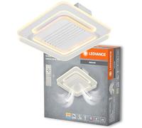 LEDVANCE Plafón/ventilador cuadrado; 55W; CCT; IP20 para uso interior; blanco; regulable