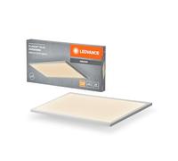LEDVANCE Planon Plus Deckenleuchte in Weiß mit fortschrittlicher LED-Technik, 22 W, rechteckige Form (300 x 600 mm), warmweiße Lichtfarbe bei 3000 K, Aluminium-Gehäuse, mattierter PMMA-Diffuser