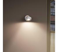 LEDVANCE Pluto foco de pared LED, acero, madera, blanco