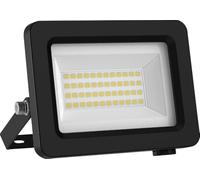 LEDVANCE Proyector LED con clase de eficiencia energética A, carcasa de aluminio negro, 10 W, 1750 lm, para aplicaciones en exteriores, diseño compacto, peso ligero, fácil instalación
