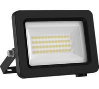 LEDVANCE Proyector LED con clase de eficiencia energética A, carcasa de aluminio negro, 15 W, 2600 lm, para aplicaciones en exteriores, diseño compacto, peso ligero, fácil instalación