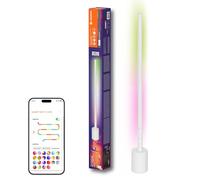 LEDVANCE Rinconera pie SMART+ WIFI LED, fina, blanca, 8W, 540lm, luz blanca, color ajustable, regulable, función de ritmo de música y bricolaje, larga duración, controlable por aplicación, 2700-6500K