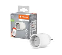 LEDVANCE SMART+ Indoor Plug, enchufe inteligente con Matter over WiFi, para integrar dispositivos tradicionales en el hogar inteligente, compatible con Alexa, Google y Apple, blanco, paquete de 1