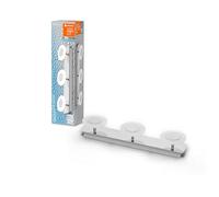 LEDVANCE Smart LED Badezimmerlampe chrome, 21W, 2100LM, 3000-6500K, 52cm, IP44, Orbis Wave Wandleuchte, Badezimmerleuchte mit Wifi Technologie, dimmbar, steuerbar über App und Sprachassistenten