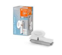 LEDVANCE Smart LED Badezimmerlampe chrome, 8W, 700LM, 3000-6500K, 20cm, IP44, Orbis Round Wandleuchte, Badezimmerleuchte mit Wifi Technologie, dimmbar, steuerbar über App und Sprachassistenten