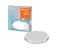 LEDVANCE Smart LED Bathroom Lamp Chrome, 18W, 2100LM, 3000-6500K, 30cm, IP44, Or isc wall light, luz de baño con tecnología wifi, regulable, controlable mediante app y asistente de voz