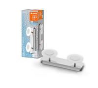 LEDVANCE Smart LED bathroom light chrome, 15W, 1400LM, 3000-6500K, 32cm, IP44, Orbis Wave wall light, luz de baño con tecnología wifi, regulable, controlable vía app y asistente de voz