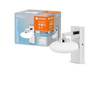 LEDVANCE Smart LED bathroom light chrome, 7W, 500LM, 3000-6500K, 12cm, IP44, Orbis Elypse wall light, luz de baño con tecnología Wifi, regulable, controlable vía app y asistente de voz