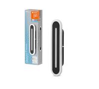 LEDVANCE Smart LED luz de baño negro, 1200LM, 3000-6500K, 300mm x 70mm, IP44, Orbis con tecnología wifi, regulable, controlable a través de app y asistente de voz