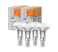 LEDVANCE Smart LED R50 spot lamp con tecnología Wifi, base E14, colores RGB y cambio de color de la luz, controlable con Alexa, Google y App