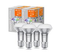 LEDVANCE Smart LED R63 spot lamp con tecnología Wifi, base E27, colores RGB y cambio de color de la luz, controlable con Alexa, Google y App