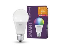 Ledvance Smart LED Zigbee Bombilla, E27, 9 W Equivalente a 60W, Luz de color RGBW