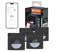 LEDVANCE SMART+ Sensor exterior para detección de movimiento con tecnología WiFi y célula solar, paquete de 4