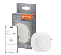 LEDVANCE SMART WIFI detector de movimiento inteligente para hogar inteligente interior y exterior, sin cable, blanco, control mediante app, batería recargable integrada y carga sencilla mediante USB-C