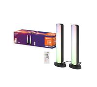 LEDVANCE SMART+ WIFI LED Stehleuchte, klein, schwarz, 2x 2,5W, 2x 480lm, regulierbares Weiß- und Farblicht, dimmbar, DIY- und Musikrhythmusfunktion, lange Lebensdauer, App-steuerbar, 2700-6500K