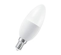 LEDVANCE Smarte LED-Lampe mit WiFi Technologie, Sockel E14, Dimmbar, Lichtfarbe änderbar (2700-6500K), ersetzt Glühlampen mit 40 W, SMART+ WiFi Candle Tunable White, 1er-Pack