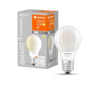 LEDVANCE Smarte LED-Lampe mit Wifi Technologie, Sockel E27, Dimmbar, Warmweiß (2700K), Birnenform, Matt, Ersatz für herkömmliche 75W-Glühbirnen, steuerbar mit Alexa, Google & App, 1er-Pack