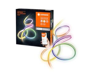 LEDVANCE Smarter LED Lichtschlauch mit WiFi Technologie für Außen, 3 Meter Länge, flexibel und biegsam, Lichtfarbe änderbar (2700-6500K), RGB-Farben änderbar, Schutzart IP44, SMART+ NEON FLEX RGBW