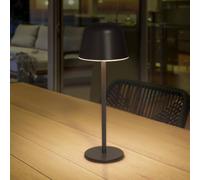 LEDVANCE Style Stan Lámpara de mesa LED recargable, CCT, gris oscuro