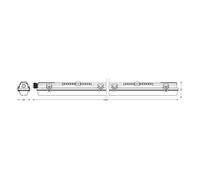 LEDVANCE Submarine 150 PCR G13 T8 840 20 W lámpara resistente a la humedad