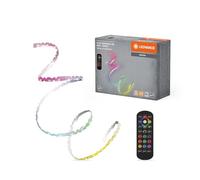 LEDVANCE Tira LED RGBW flexible Flex de 3 m, incluye mando a distancia, autoadhesiva, regulable, con batería y accesorios de montaje.