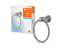 LEDVANCE Toallero con luz de noche BAÑO, 0,18W, 10lm, luz blanca cálida a 3000K, batería incluida, sensor de luz y movimiento, larga duración, protección IP44, ahorro de energía