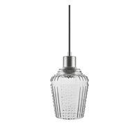 Ledvance Vintage 1906 Lámpara Colgante LED Tallado Tarro Vidrio Ahumado 4W E27 [EEK: E]
