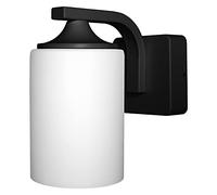 LEDVANCE Wandleuchte für Aussenwendung | ENDURA CLASSIC LANTERN Cylinder | mit E27 Fassung | Schwarzes Gehäuse aus Aluminium