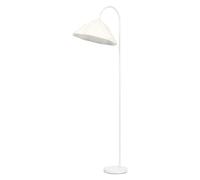 LEDVANCE white Decor Lotus Leaf metal and paper mache floor luminaire, E14, dimmable, 1530 mm height, recycled material lampshade, sustainable due to replaceable light source, simple installation