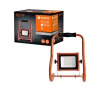 LEDVANCE Worklight LED recargable - Foco de construcción LED de 110° 10W con 4 horas de duración de la batería, 800 lúmenes, 4000 K blanco frío, IP 44, cabezal de lámpara orientable