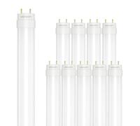 Ledvion - 10X Tubo LED TL 150CM con arrancador LED incluido, 22W, 6500K, 100lm/W, 30.000 horas de vida útil