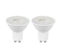 Ledvion - 2X Spot LED GU10, 4.5W, 2700K, 345 Lúmenes, SMD LED Chips, Vidrio Completo, Bajo Consumo