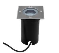 Ledvion - Foco de Suelo LED Cuadrado, IP67, Casquillo GU10, Cable de 1m, Lámpara Exterior, Iluminación de Jardín