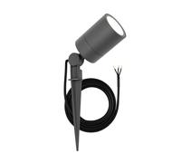 Ledvion - Focos LED de Jardín, Aluminio Antracita, IP65, 5W, Casquillo GU10, 1M de Cable, Foco LED, Spots de Jardín