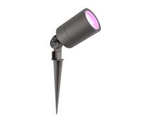 Ledvion - Focos LED de Tierra RGBWW, Antracita, IP65, 5W, RGBWW, Cable de 2 Metros, LED Spotlight, Foco Exterior de Jardín