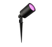 Ledvion - Focos LED de Tierra RGBWW, Negro, IP65, 5W, RGBWW, Cable de 1 Metro, LED Spotlight, Foco Exterior de Jardín