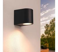 Ledvion - Lámpara de Pared LED Sacramento, Casquillo GU10, IP54, Negra, Lámpara Exterior, Iluminación Exterior, Iluminación de Jardín, Iluminación de Fachada