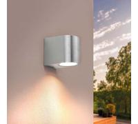Ledvion - Lámpara de Pared LED Sacramento, GU10 Up&Down, IP54, Gris y Cuadrada, Lámpara Exterior, Iluminación Exterior