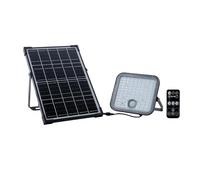 Ledvion - Reflector Solar LED Moderno, 30W, 4000K, 4800 Lúmenes, IP65, Con Sensor de Movimiento, Eficiente y Resistente al Clima
